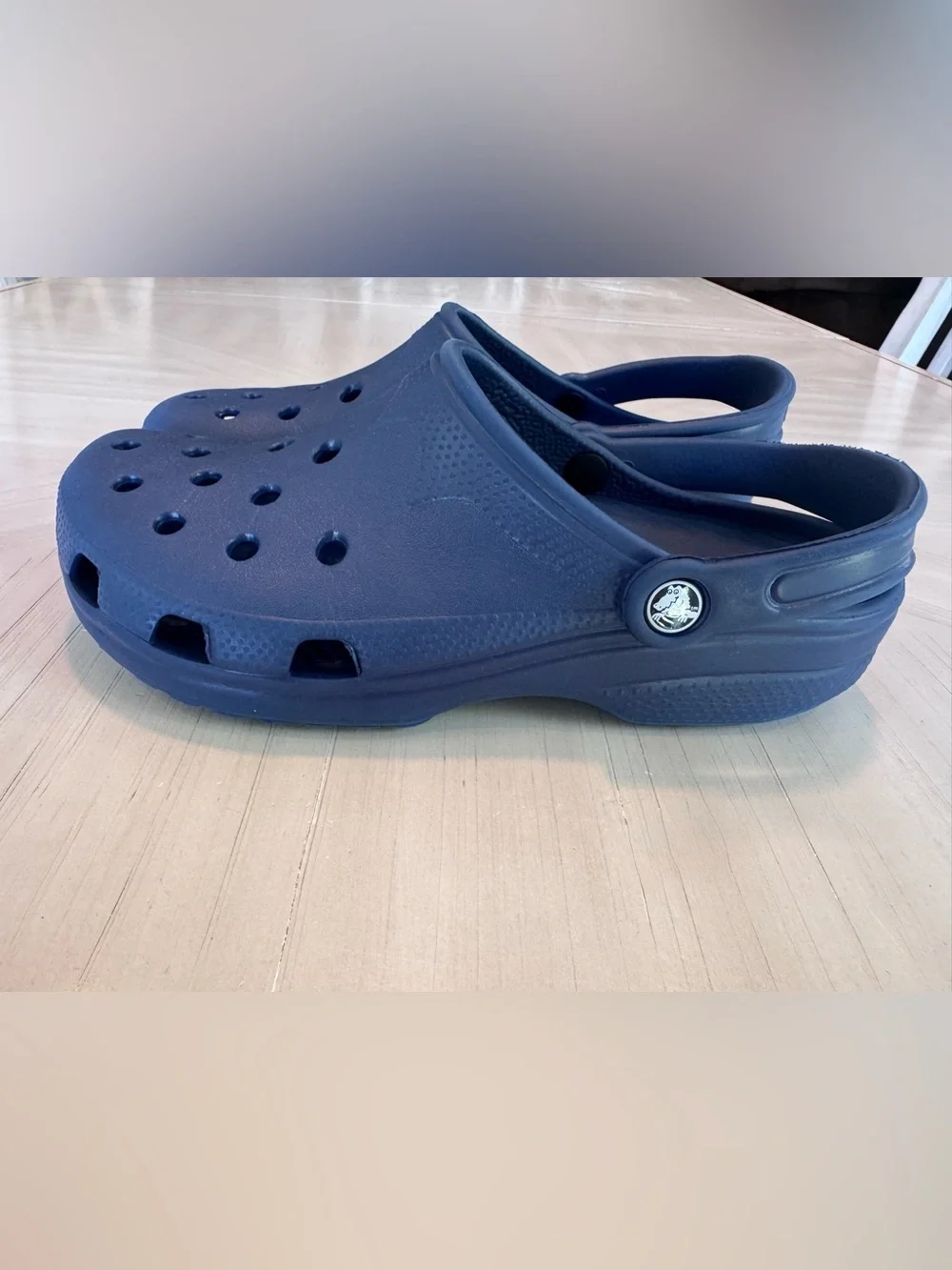 Vintage OG Crocs Classic Clogs Navy Blue Original 100% Croslite- M8/9 W10/11